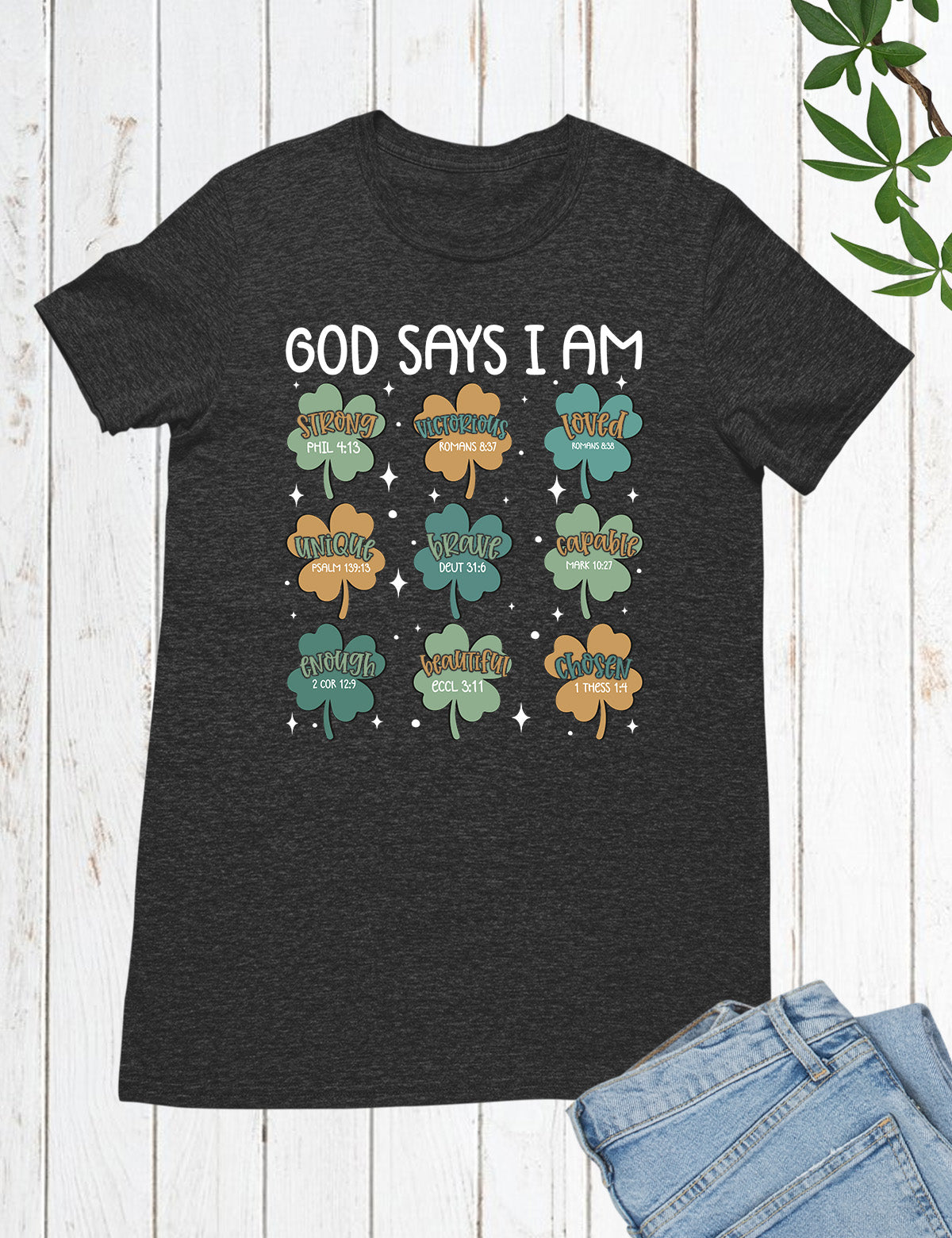 God Says I am Irish Christian Shirt