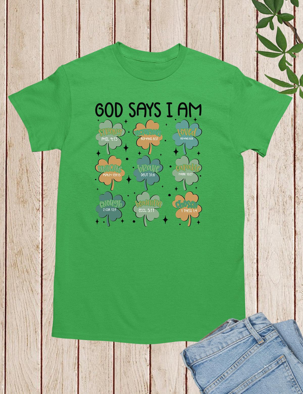 God Says I am Irish Christian Shirt