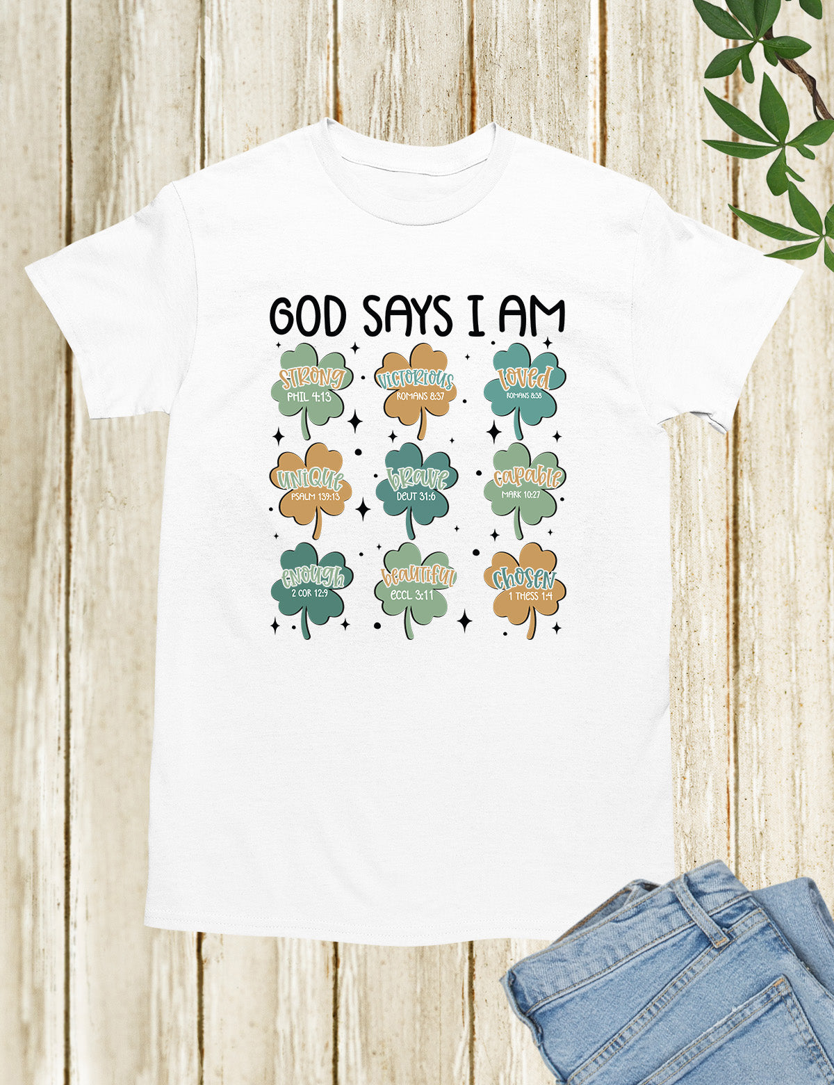 God Says I am Irish Christian Shirt