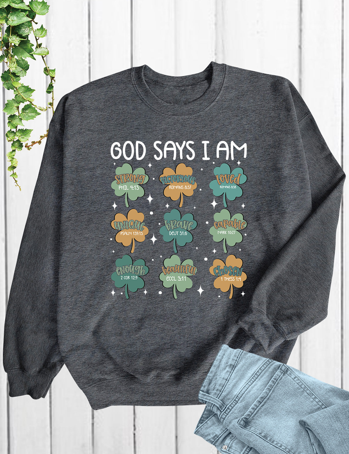 God Says I am Irish Christian Shirt