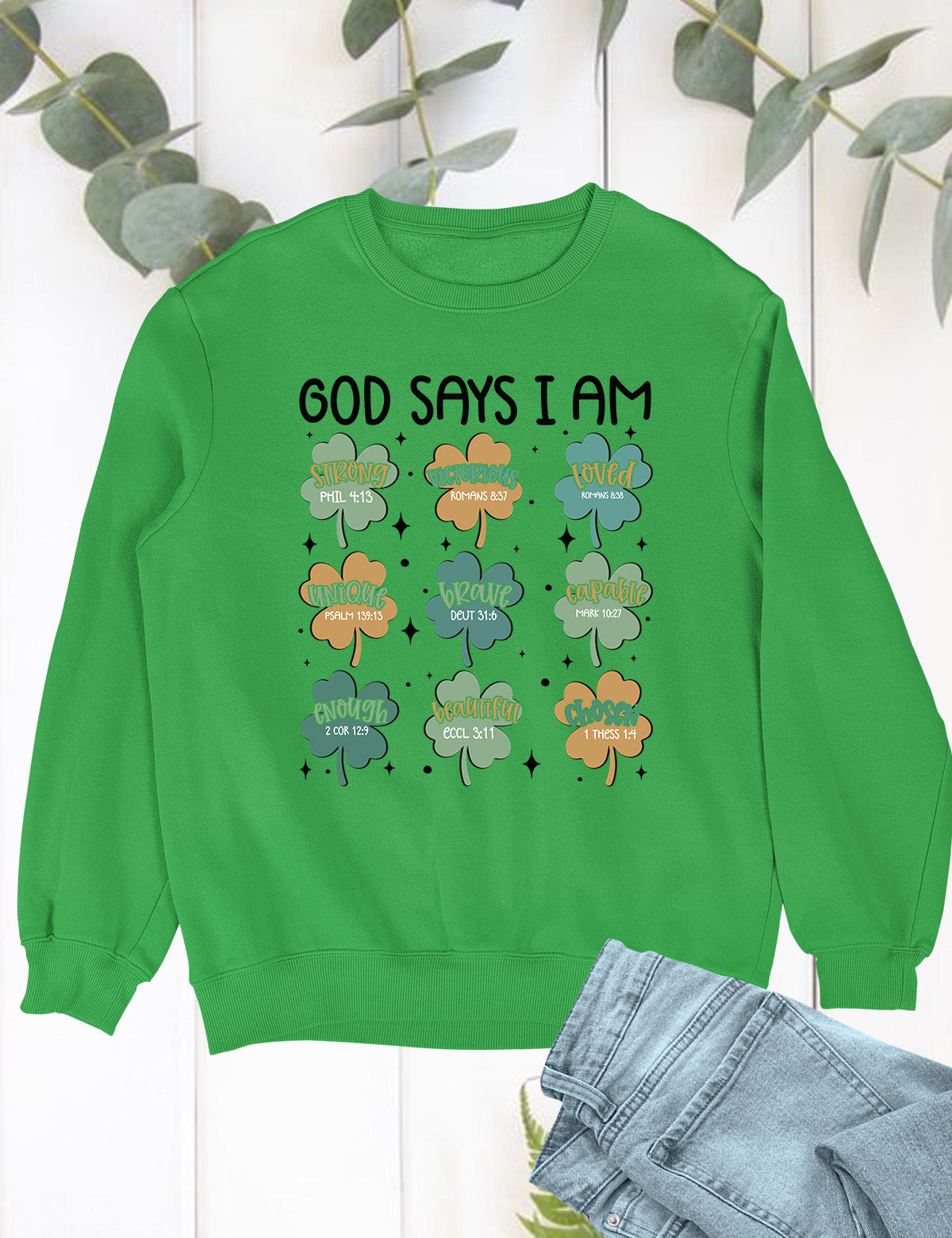 God Says I am Irish Christian Shirt