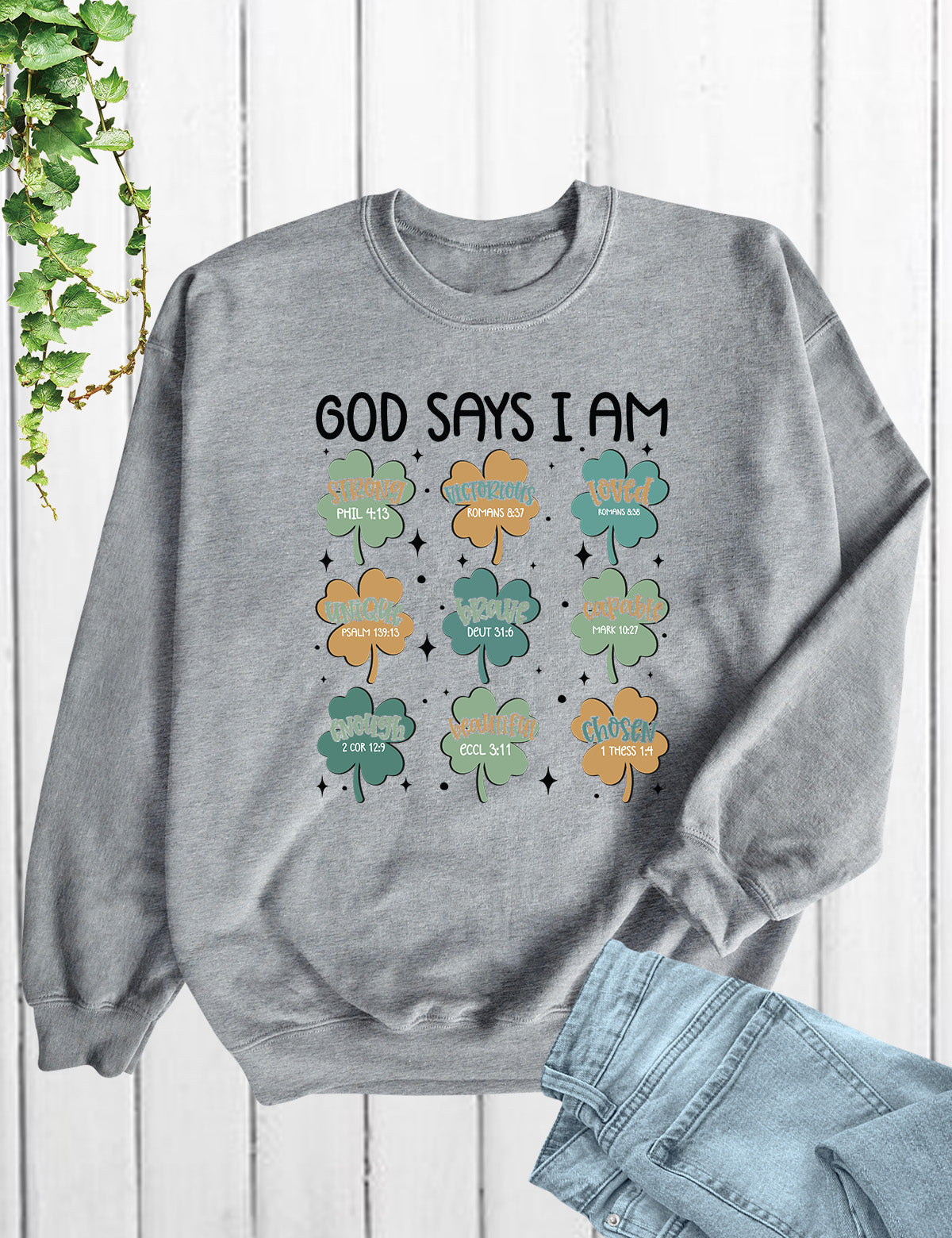 God Says I am Irish Christian Shirt