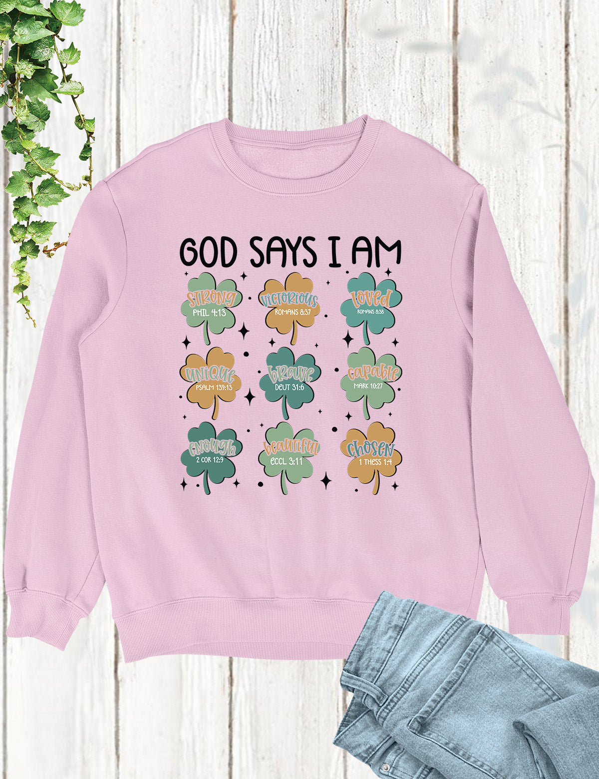God Says I am Irish Christian Shirt