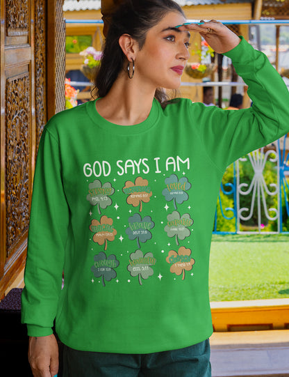 God Says I am Irish Christian Shirt