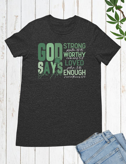 God says You Are Lucky Shirt