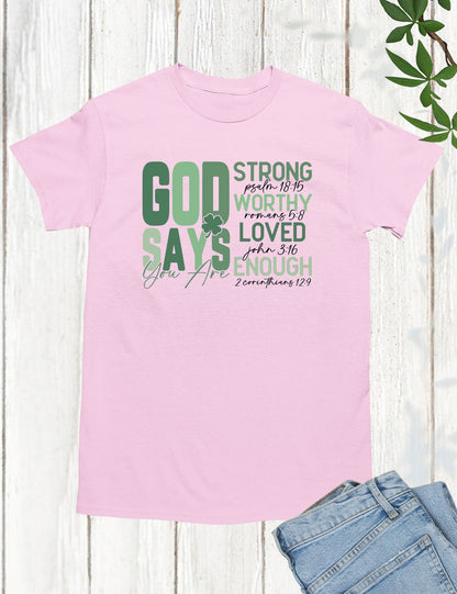 God says You Are Lucky Shirt