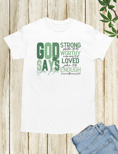 God says You Are Lucky Shirt