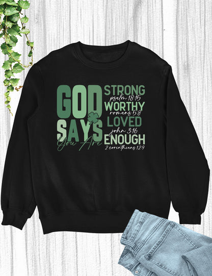 God says You Are Lucky Shirt