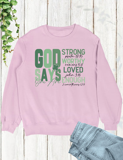 God says You Are Lucky Shirt