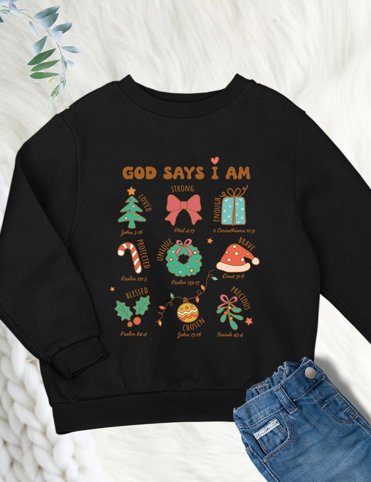 God Says I Am Christmas Child Christian Shirt