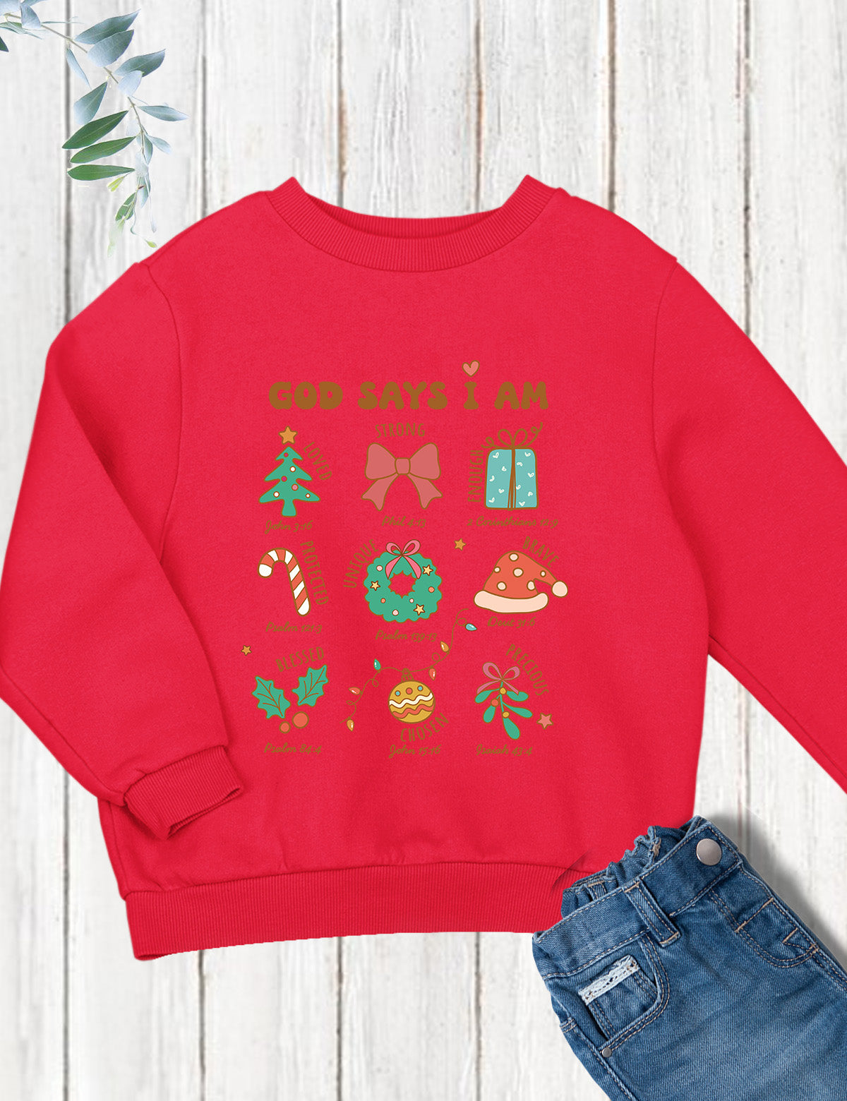 God Says I Am Christmas Child Christian Shirt