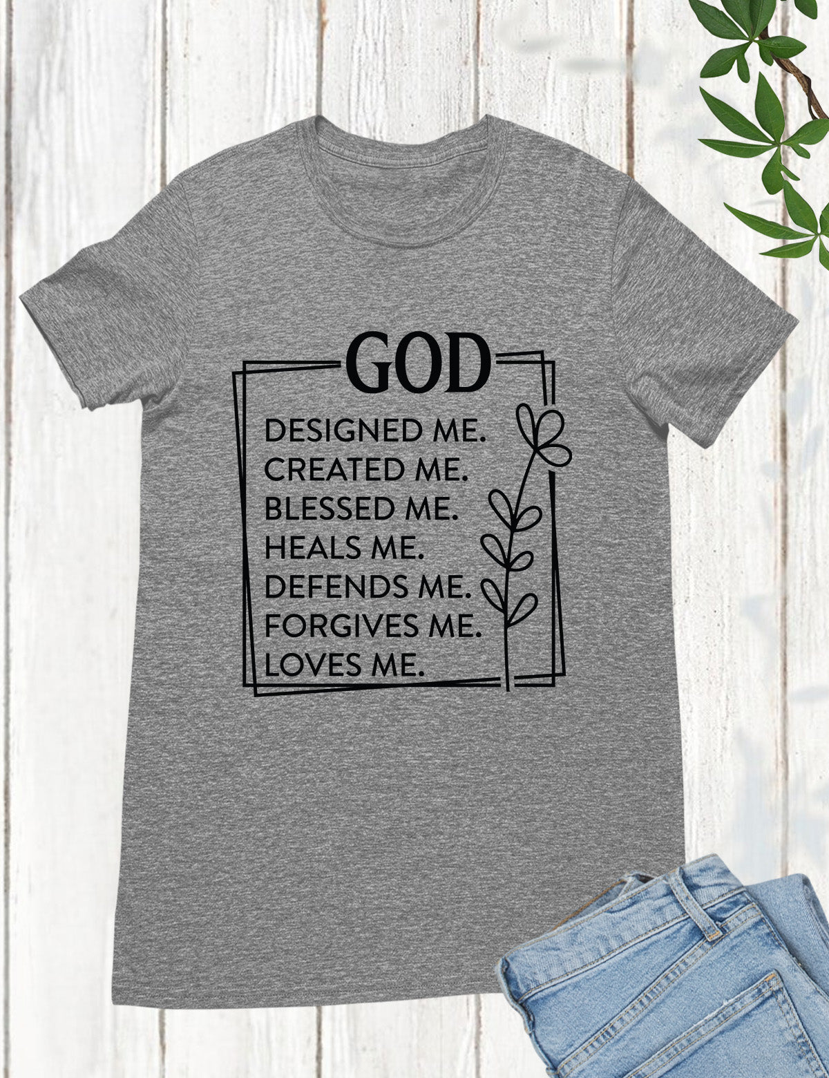 God Definition Floral T Shirt