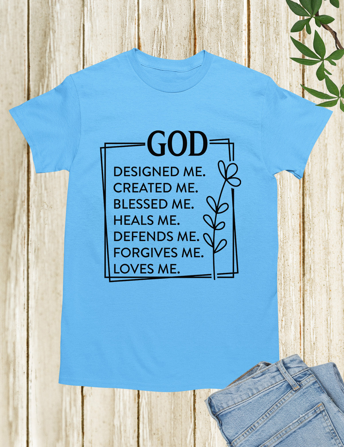 God Definition Floral T Shirt
