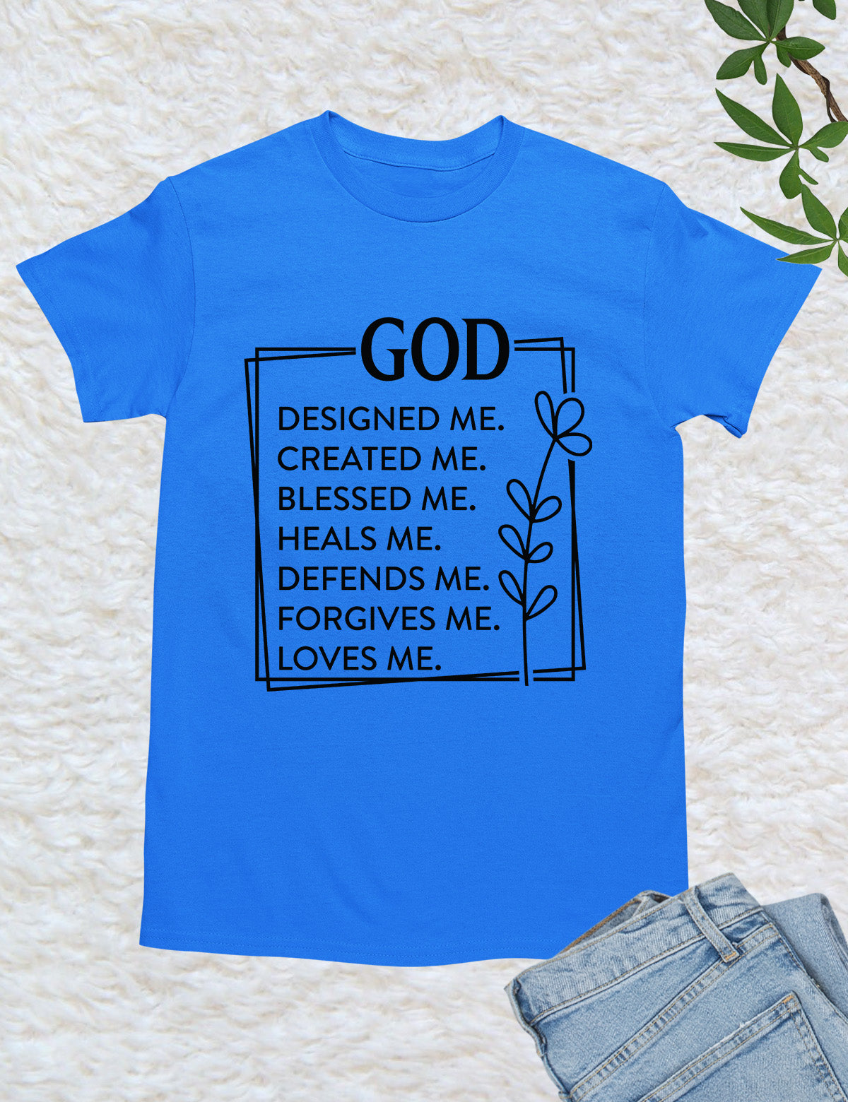 God Definition Floral T Shirt