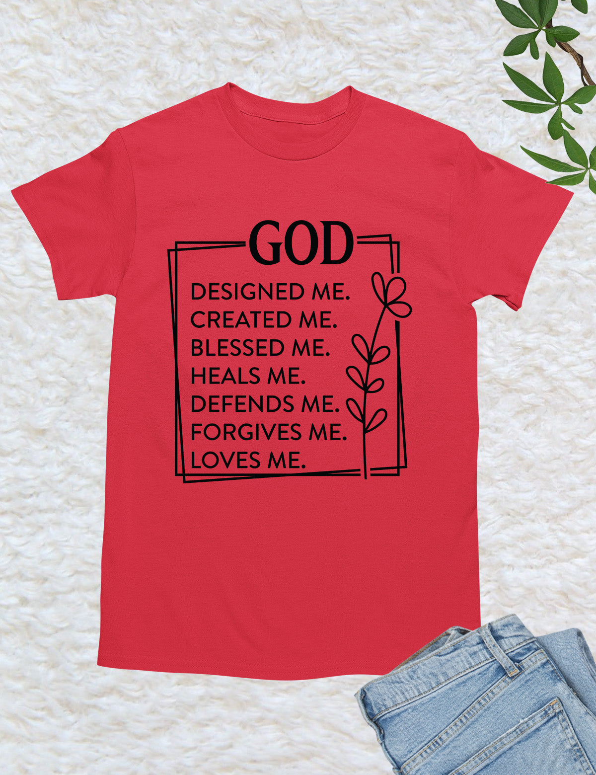 God Definition Floral T Shirt