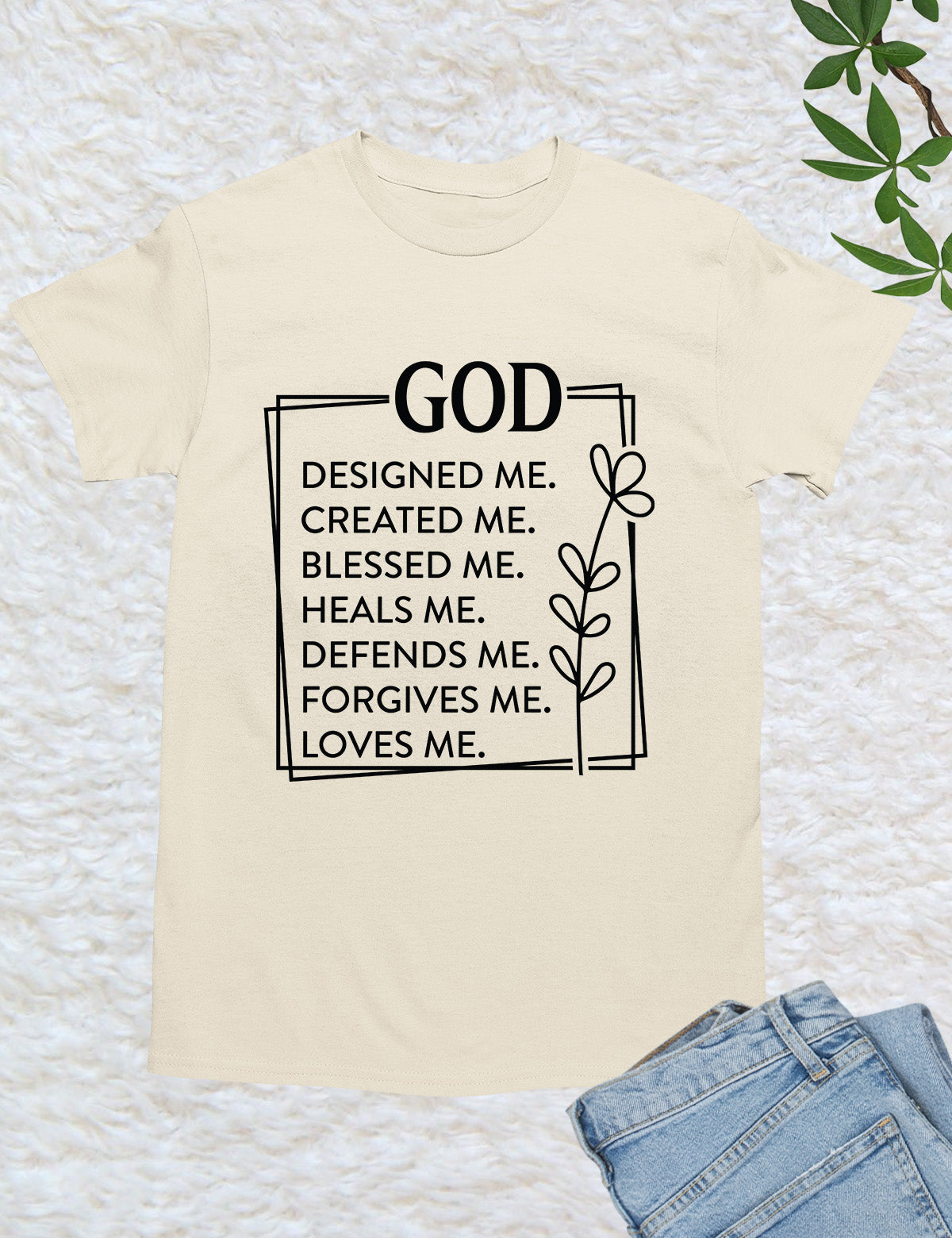 God Definition Floral T Shirt