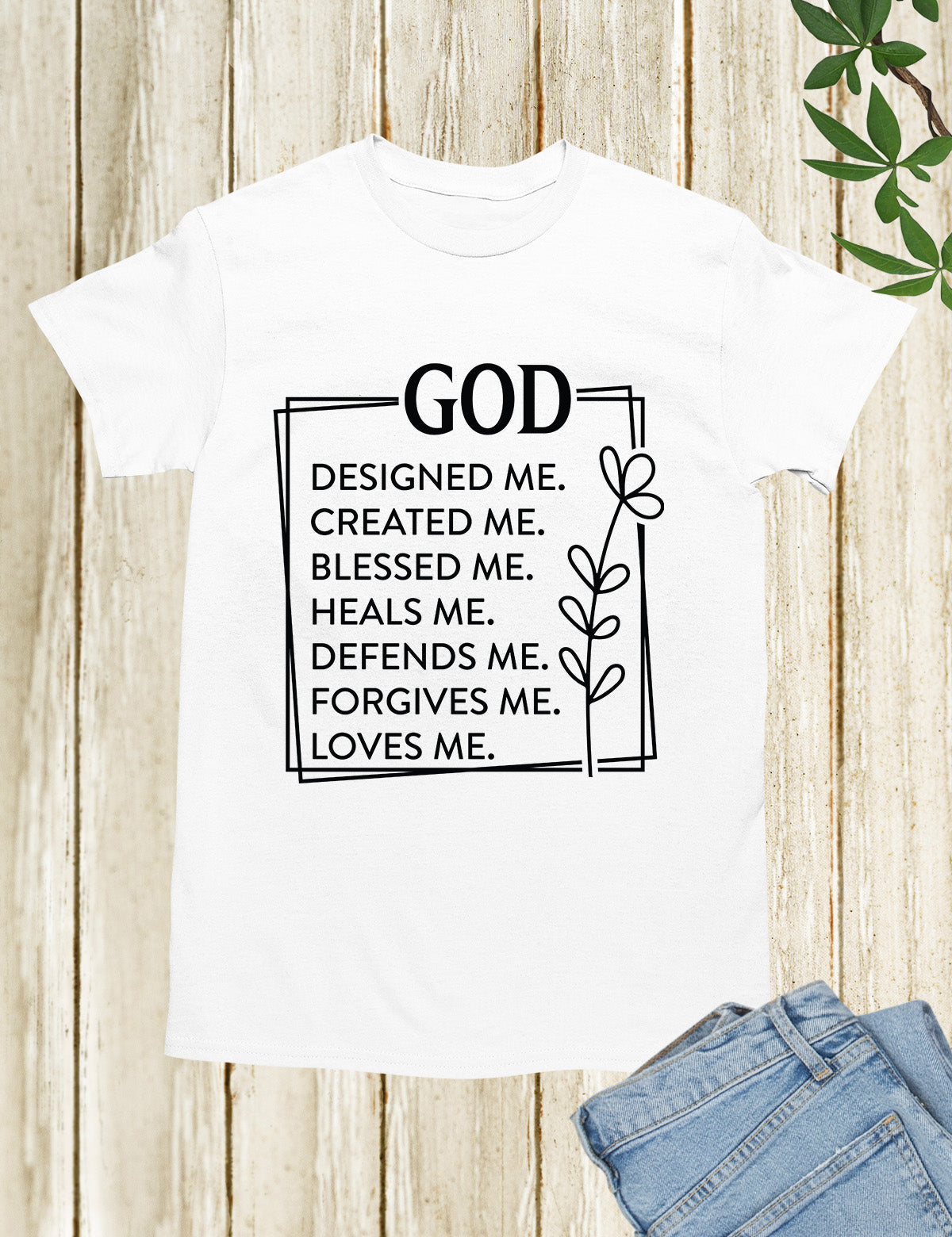 God Definition Floral T Shirt