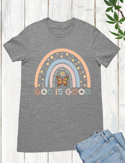 God is Good all The Time Rainbow T Shirt