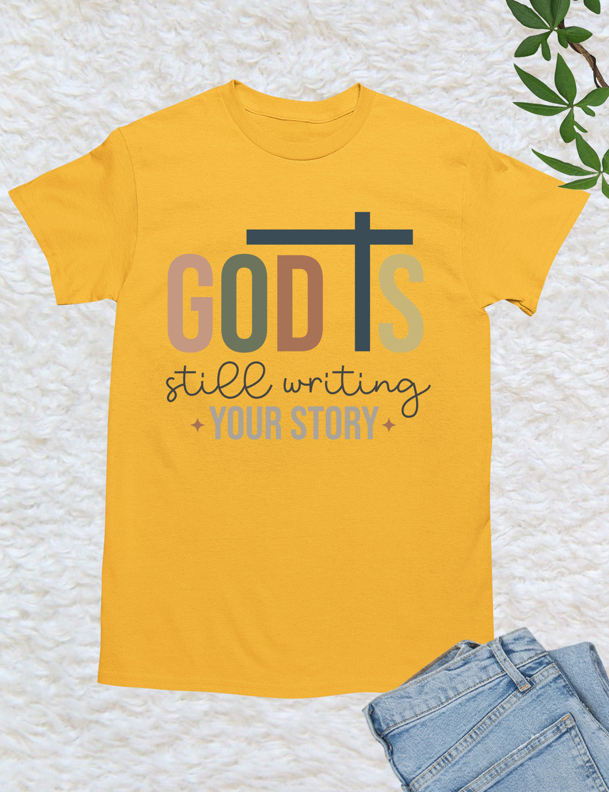 Boho God is Still Writing Your Story Minimalistic T Shirt
