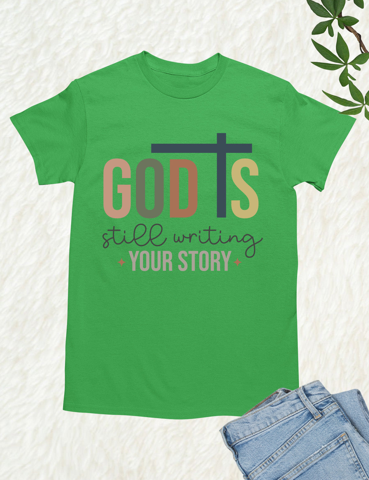Boho God is Still Writing Your Story Minimalistic T Shirt

