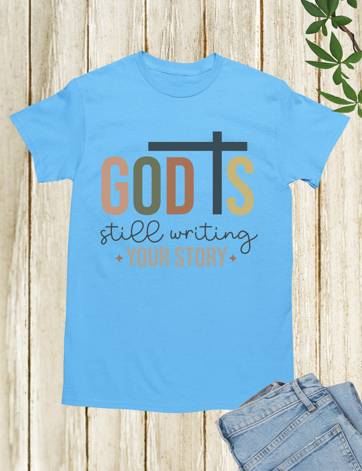 Boho God is Still Writing Your Story Minimalistic T Shirt
