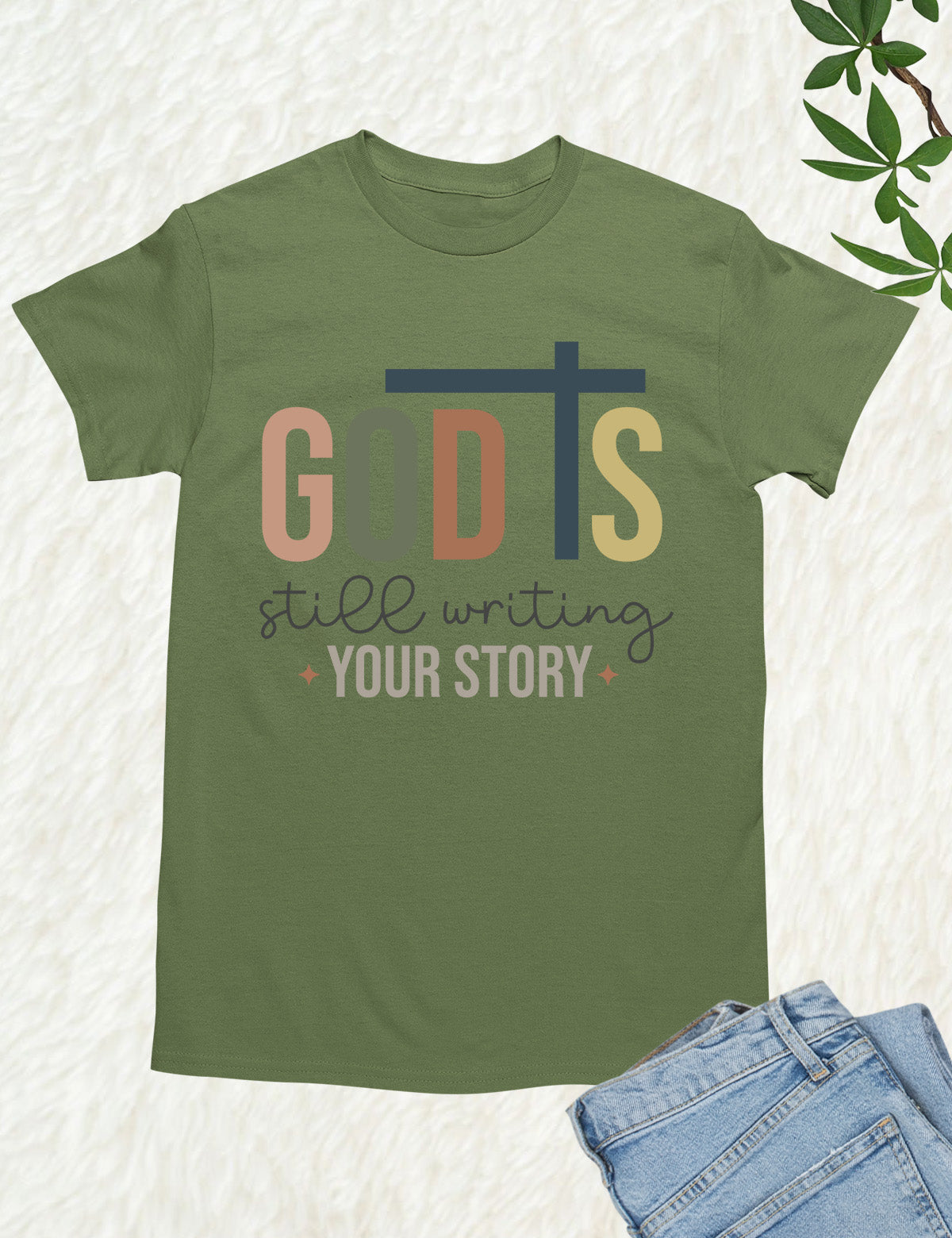 Boho God is Still Writing Your Story Minimalistic T Shirt
