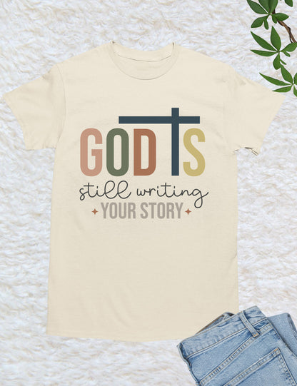 Boho God is Still Writing Your Story Minimalistic T Shirt
