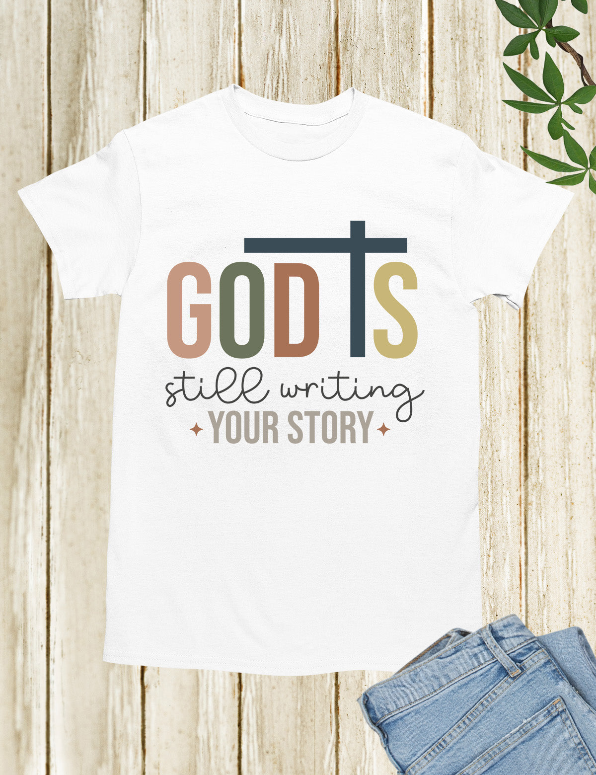 Boho God is Still Writing Your Story Minimalistic T Shirt
