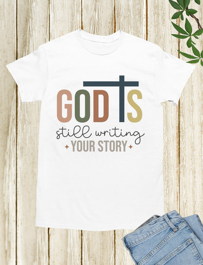 Boho God is Still Writing Your Story Minimalistic T Shirt
