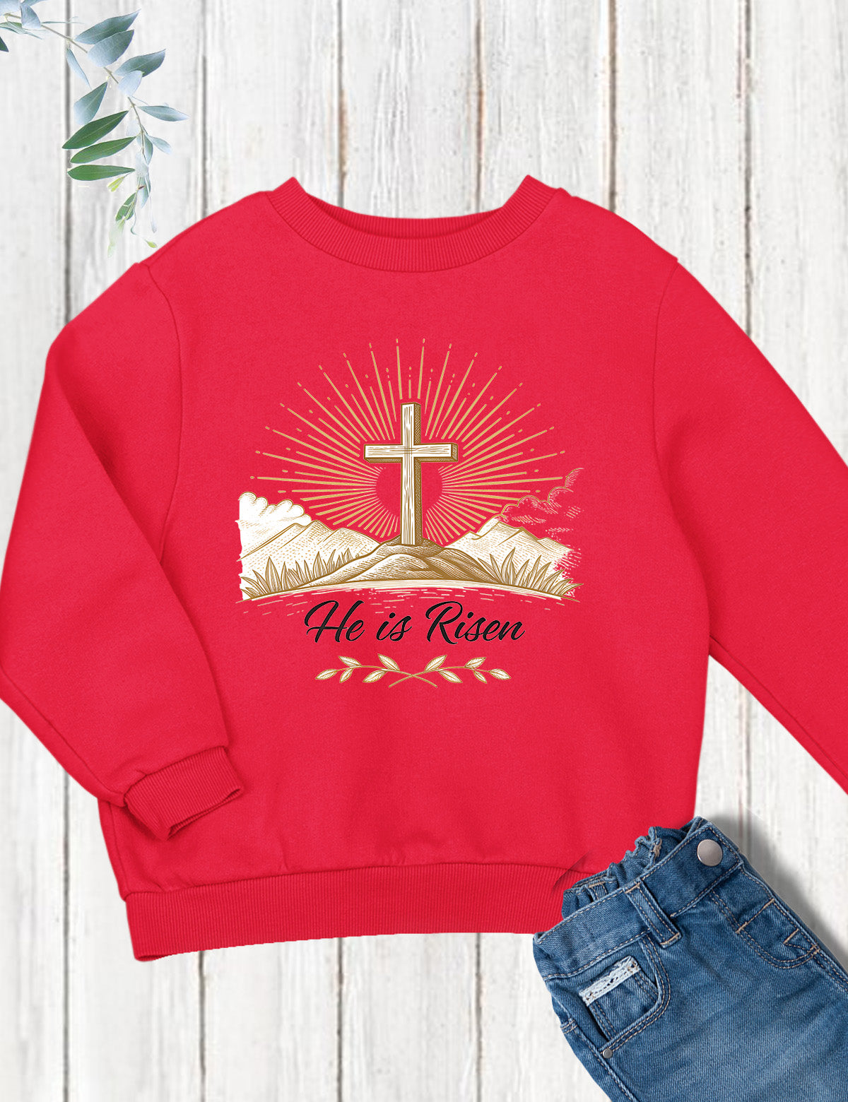 He is Risen Children’s Easter T Shirt