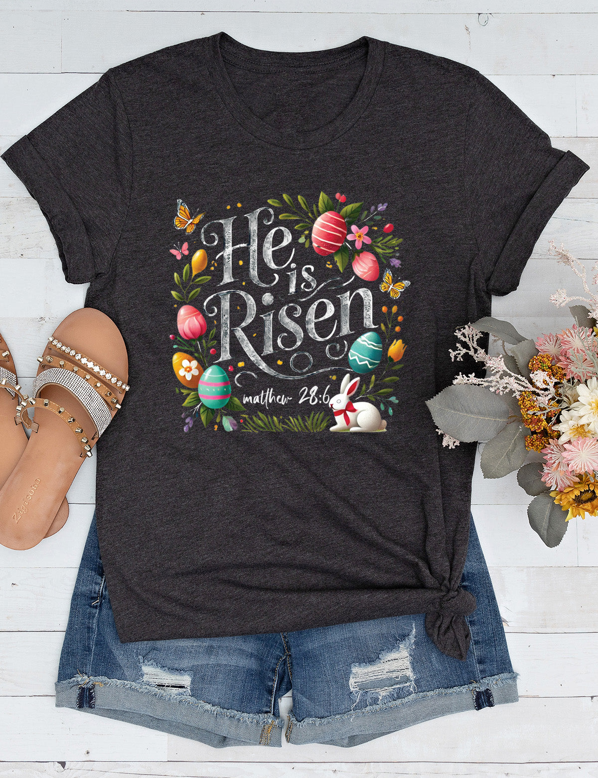 He is Risen Easter Long Sleeve Shirts