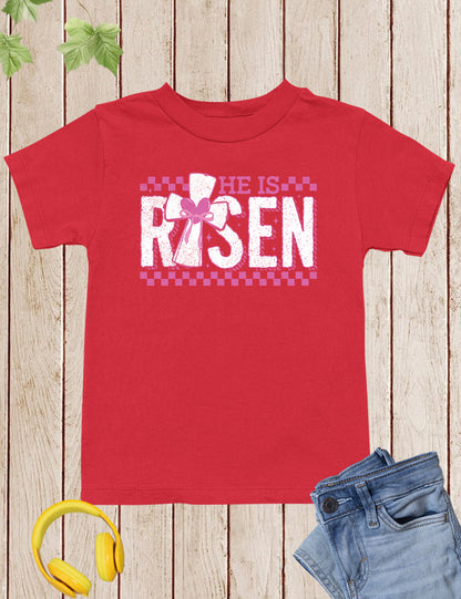 He is Risen Kids Easter Shirt