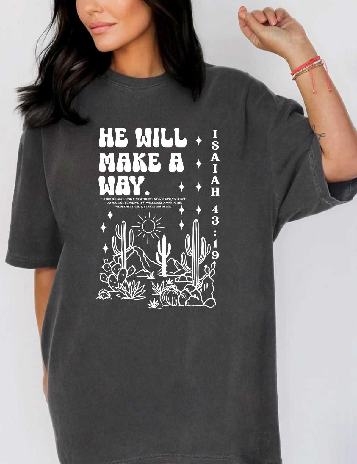 He Will Make a Way Faith Based T Shirts