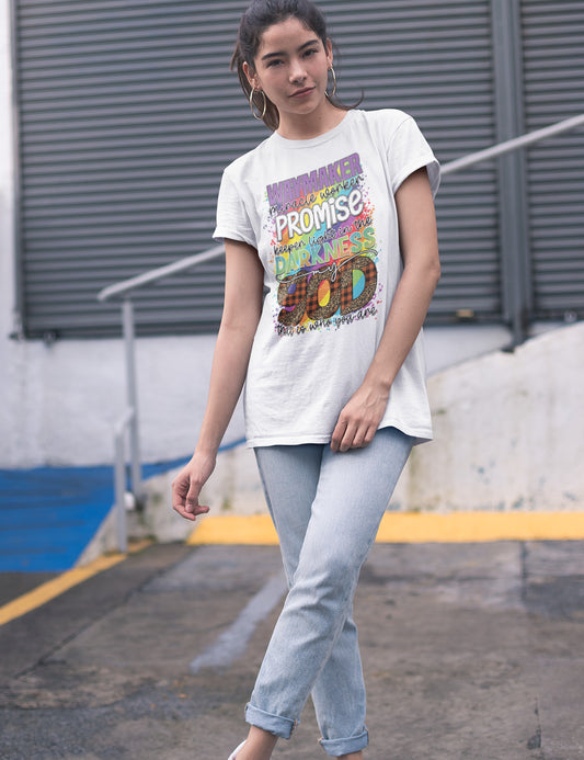 Miracle Worker Christian God T Shirt Waymaker