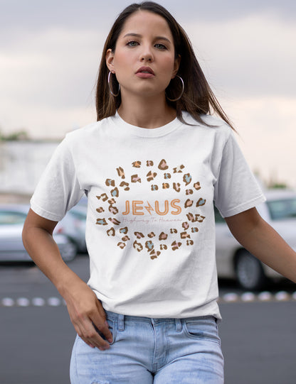 Jesus Highway to Heaven Groovy T Shirt