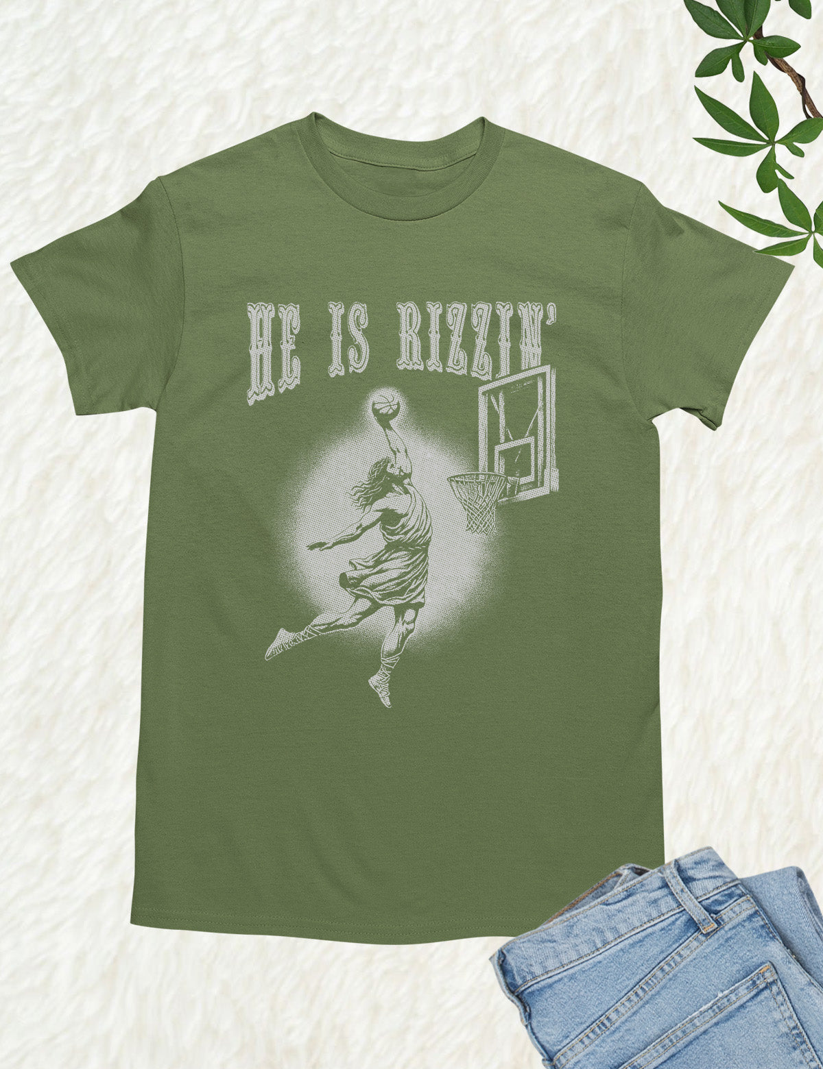 He is Rizzin' Jesus Shirt