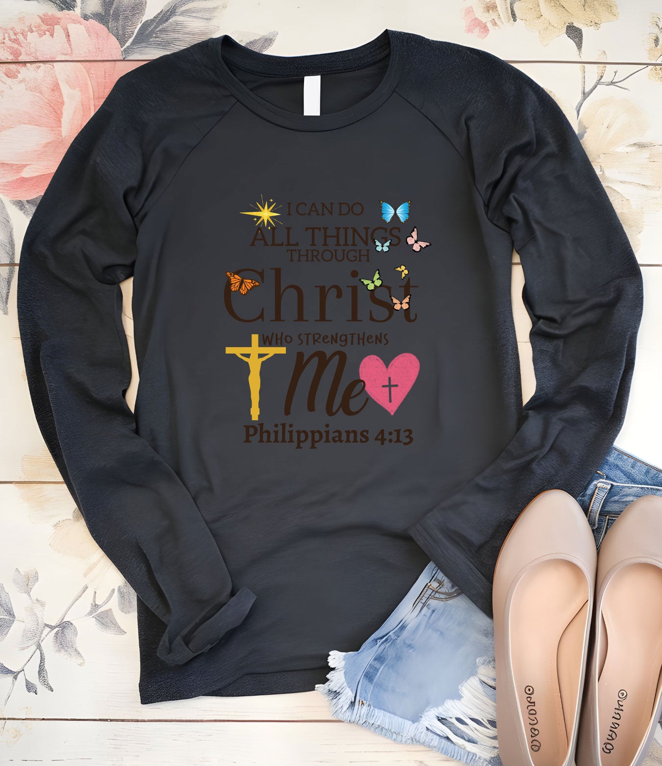 I Can Do Women's Christian Long Sleeve Shirts
