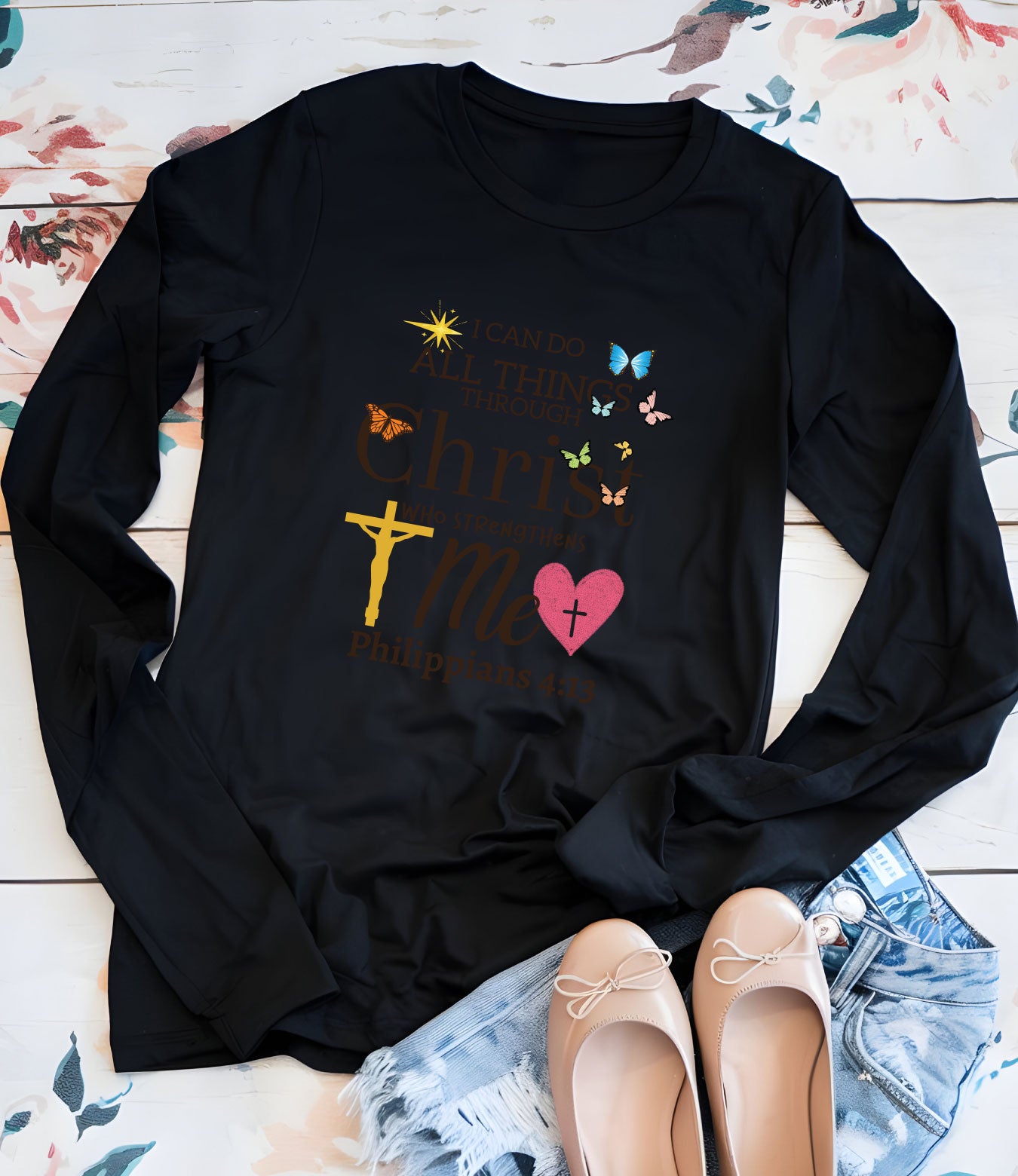 I Can Do Women's Christian Long Sleeve Shirts