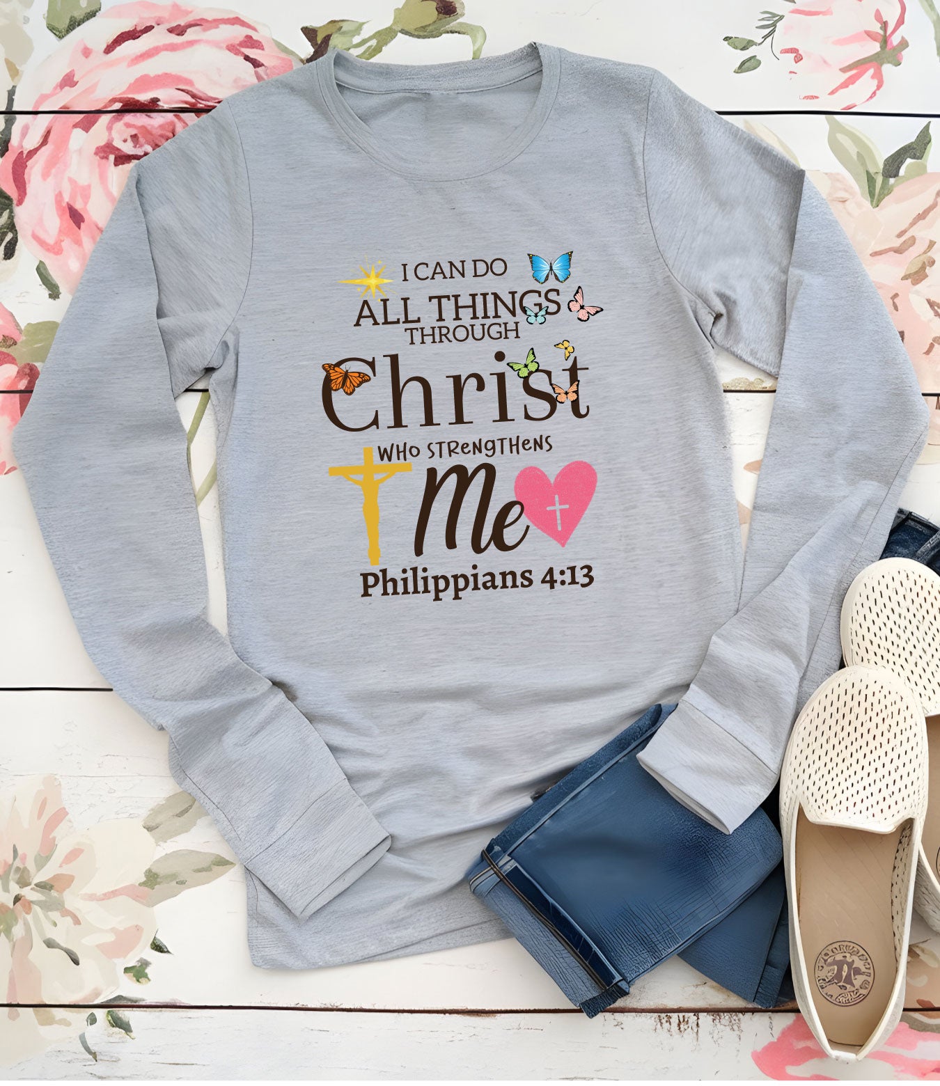 I Can Do Women's Christian Long Sleeve Shirts