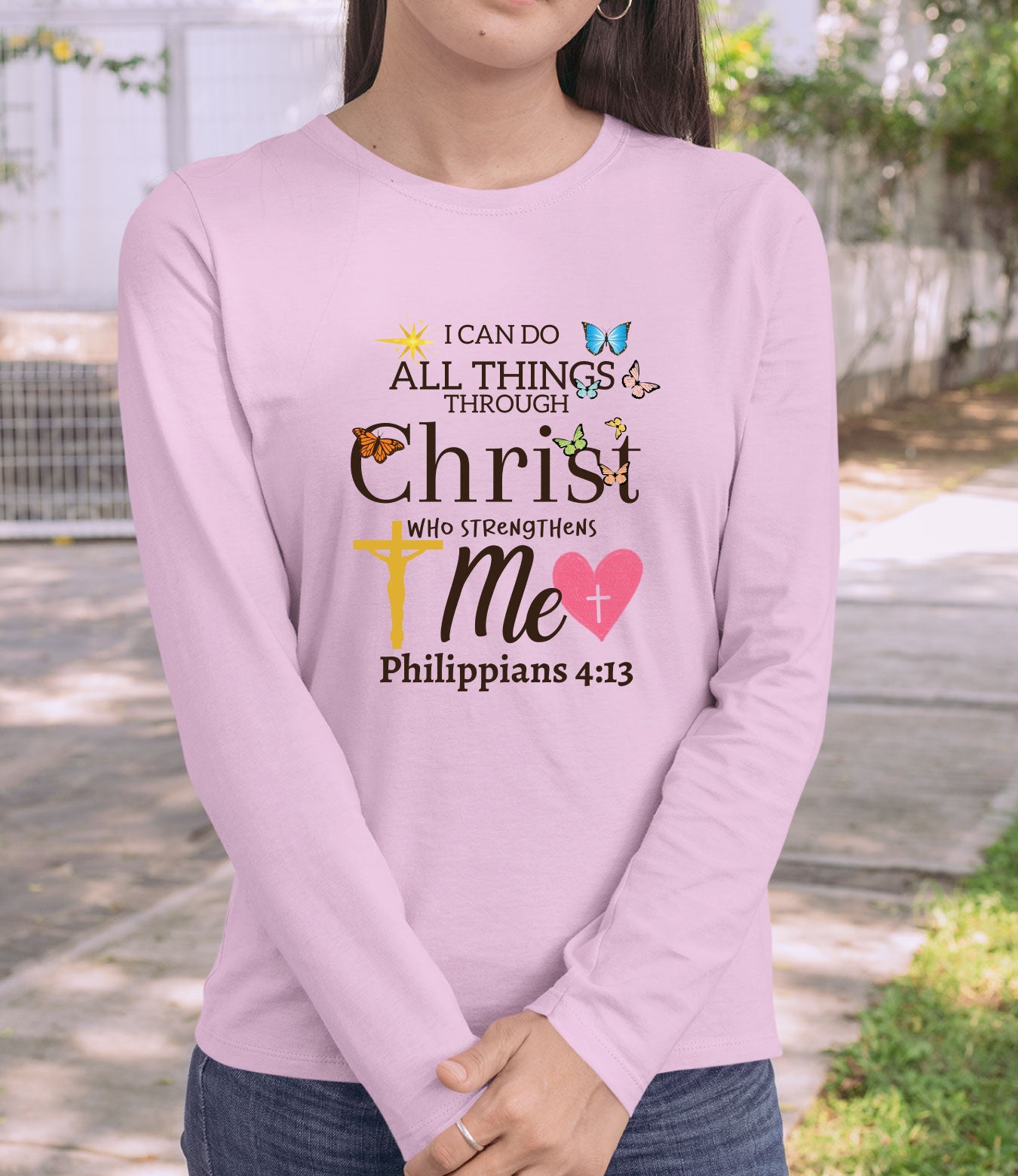 I Can Do Women's Christian Long Sleeve Shirts