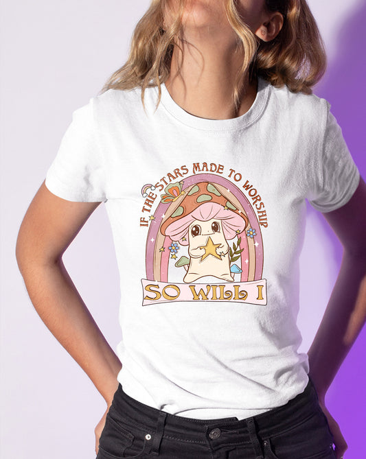 Retro Christian Jesus Stars Tshirt
