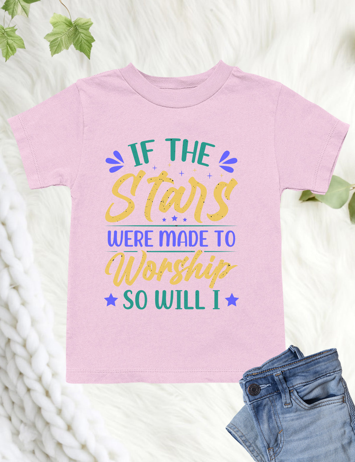 If The Stars were Made to Worship Church Youth Shirt