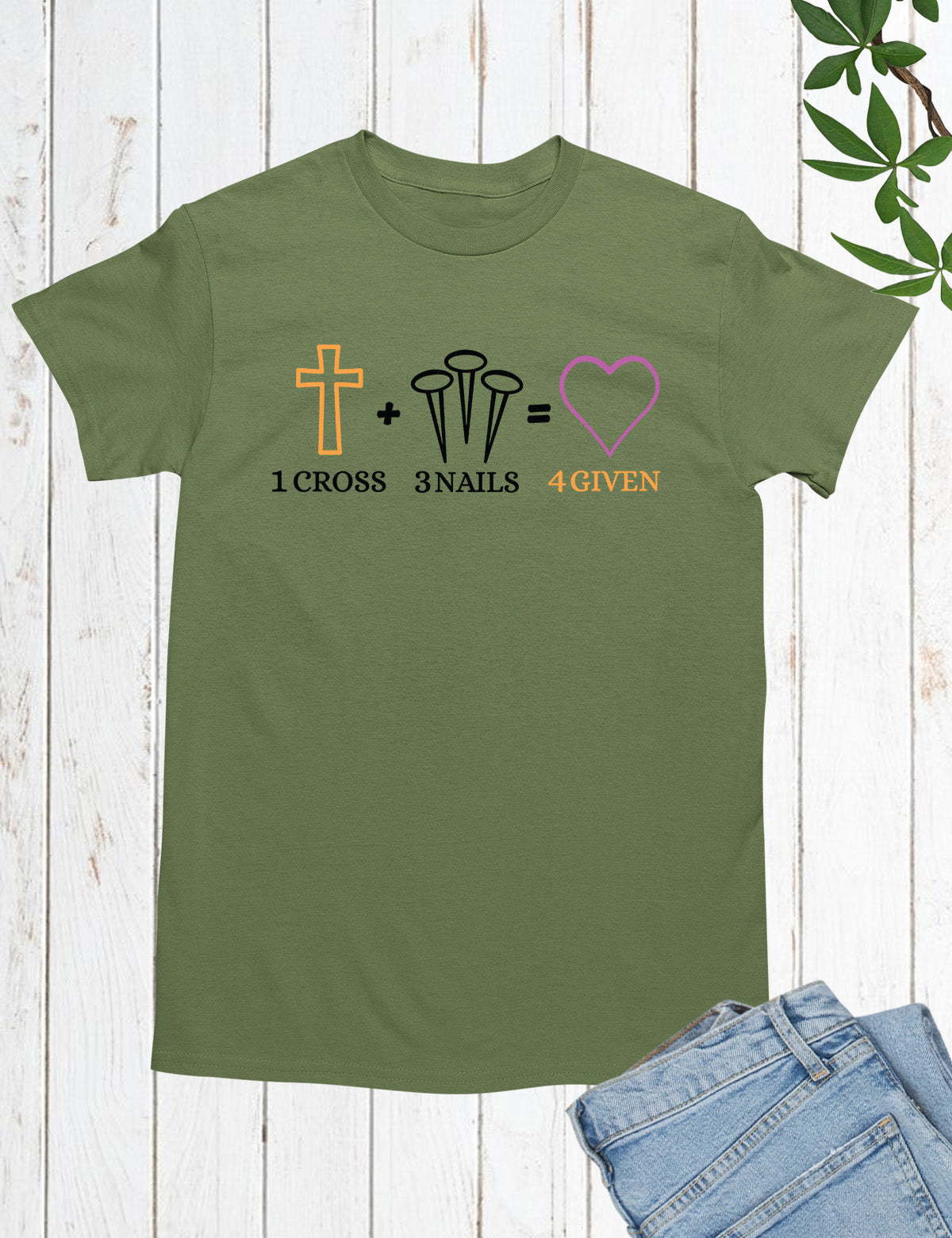 Nail Cross 4given Jesus T Shirt
