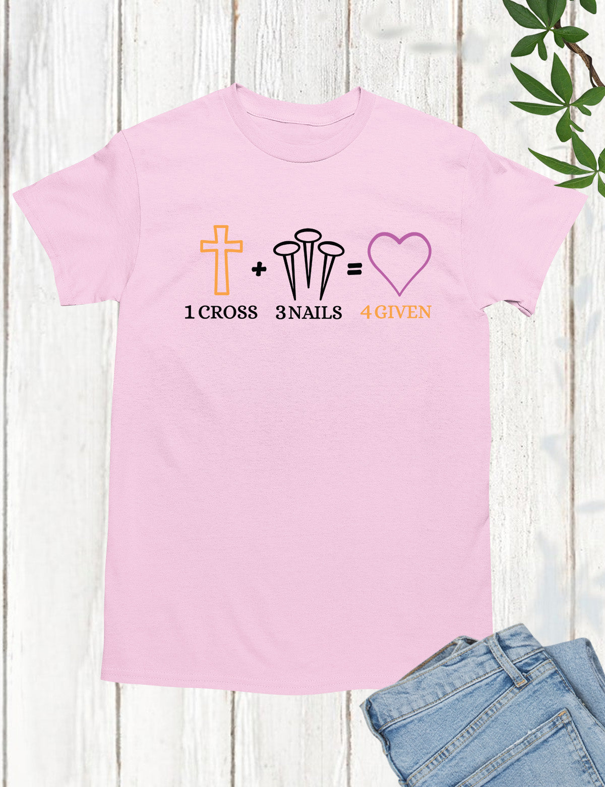 Nail Cross 4given Jesus T Shirt