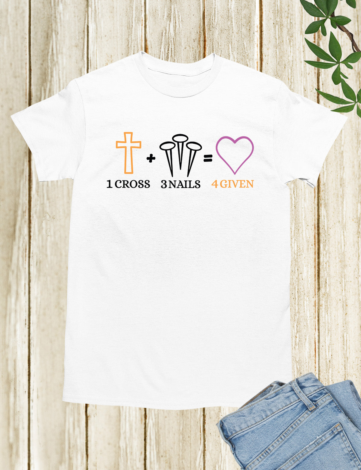 Nail Cross 4given Jesus T Shirt