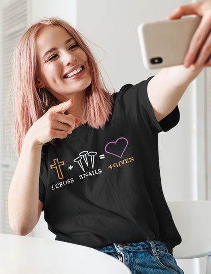 Nail Cross 4given Jesus T Shirt