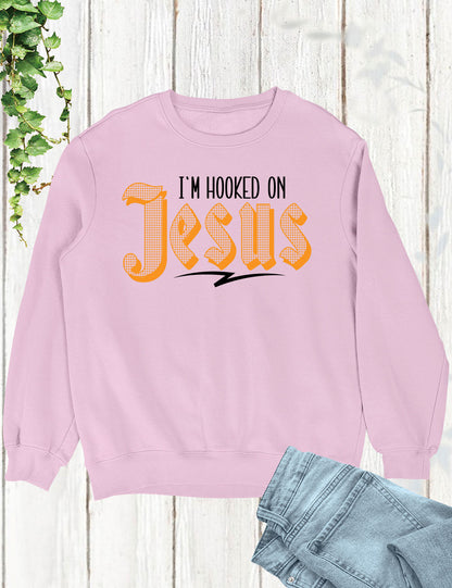 I'm Hooked on Jesus Men's Christian Long Sleeve T Shirts
