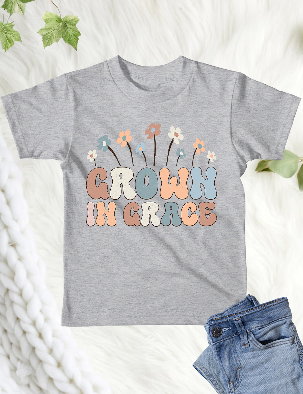 Grown in Grace Groovy Christian Kids T Shirt