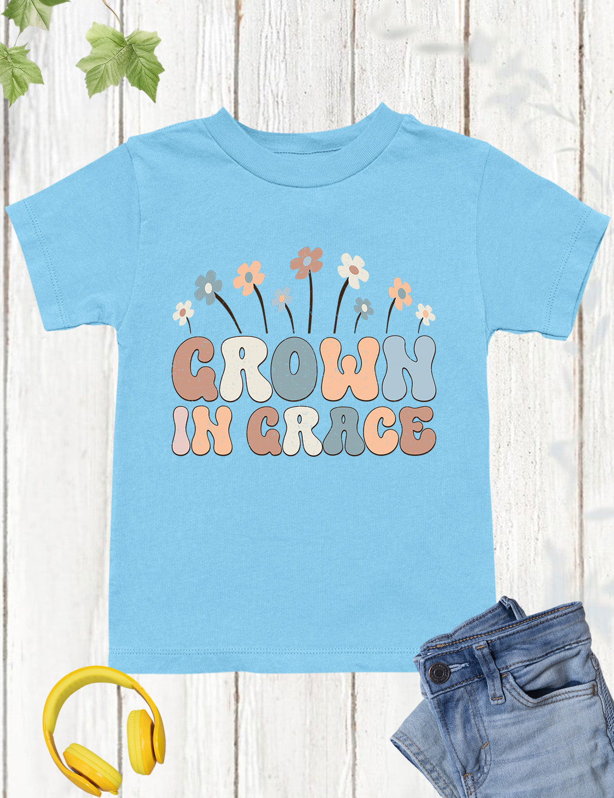 Grown in Grace Groovy Christian Kids T Shirt