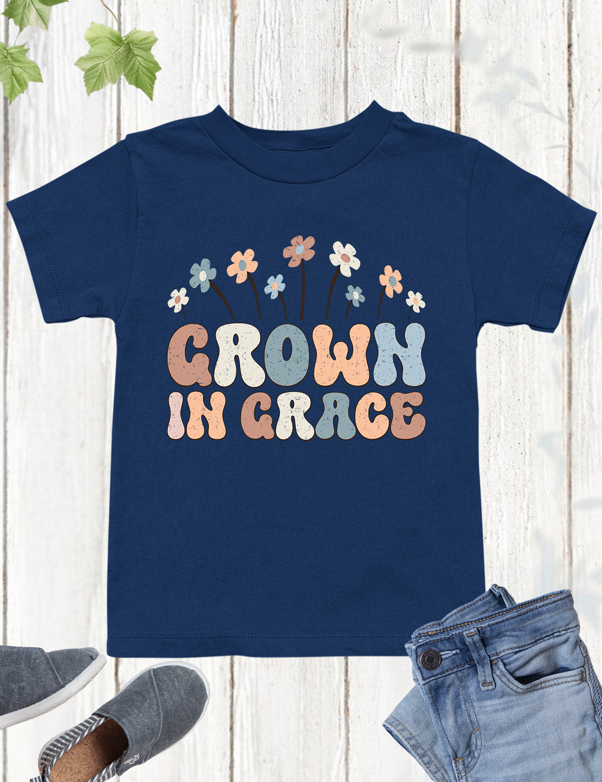Grown in Grace Groovy Christian Kids T Shirt